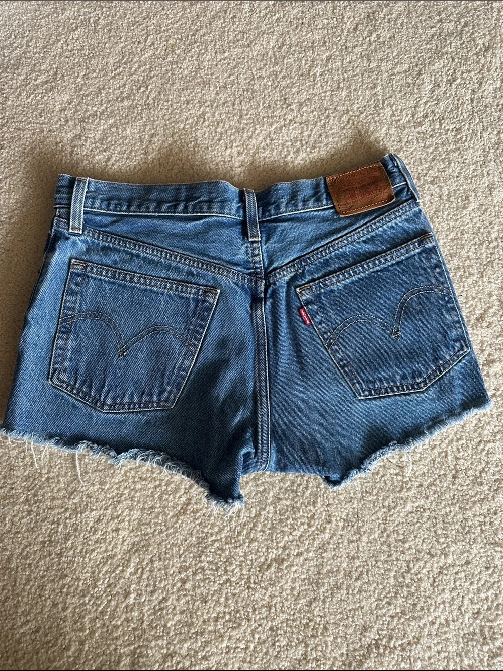 Levi's Women's Denim Cutoff Shorts - Light Wash, Medium Wash, Black, White - Picture 11 of 16